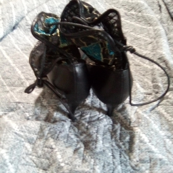 Ashros women's black gladiator heels. NWOT Size 9M - Picture 2 of 7